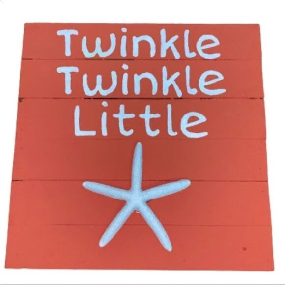 Other - NEW Handmade Hanging Beach Theme Baby Sign